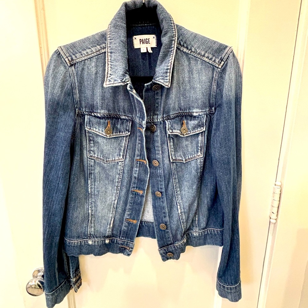 Paige Blue Denim Jacket for Women